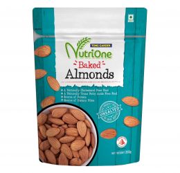 Nutrione Baked Almonds 350G (Unsalted)